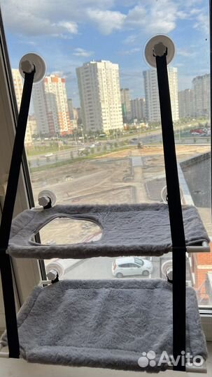 Гамак для кошек на окно
