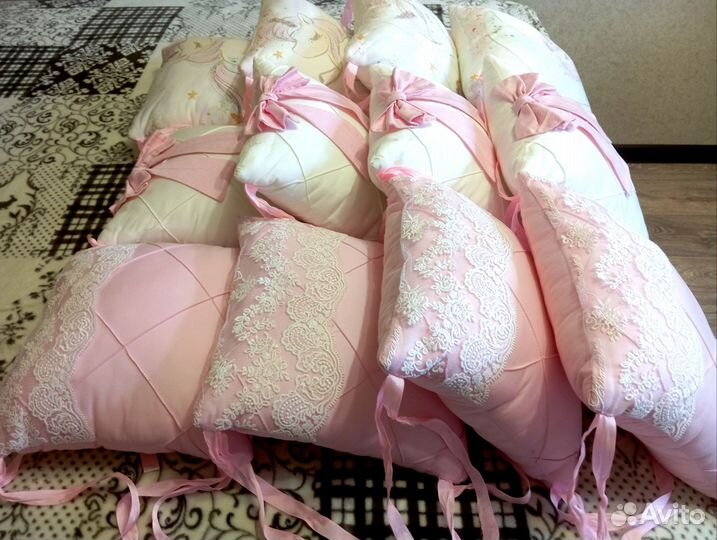 Бортики в детскую кроватку