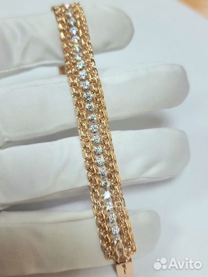 Золотой браслет, женский, золото