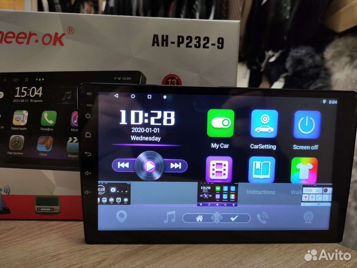 Магнитола Android 13 9 дюймов 2/32 WiFi GPS