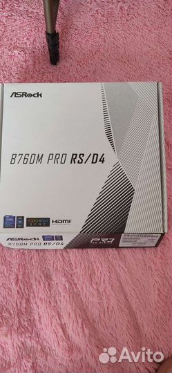 Материнская плата ASRock b760m rs/d4