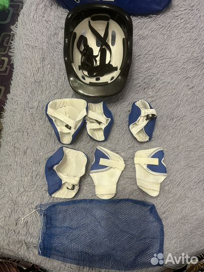 Роликовые коньки детские раздвижные плюс защита