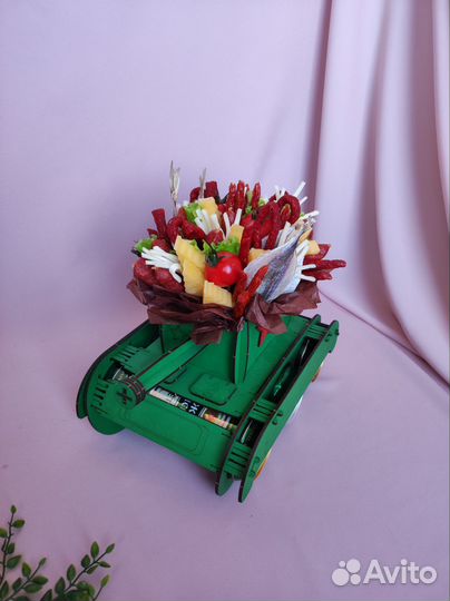 Съедобный букет к 23 февраля
