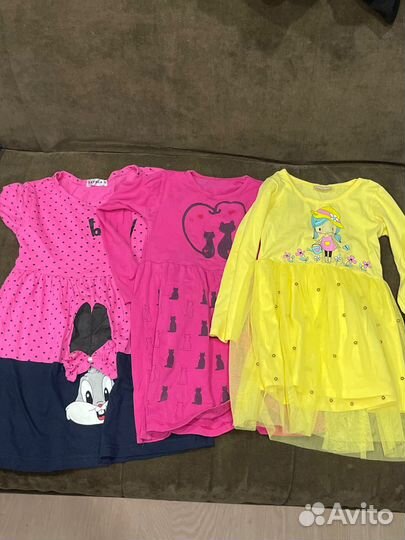 Вещи на девочку 110 размер пакетом