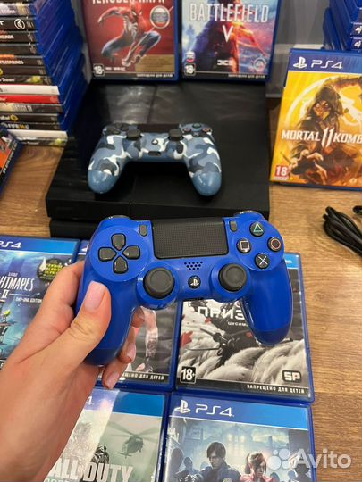 Sony PS4 fat + 400 игр