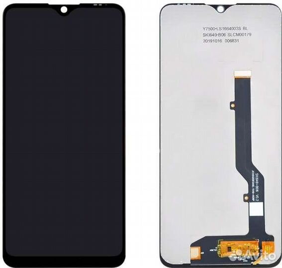 Дисплей для ZTE Blade 20 Smart V2050 Черный