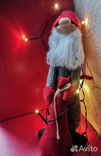 Гном скандинавский подарок игрушка стоппер