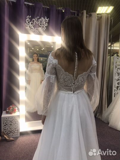 Шикарное свадебное платье