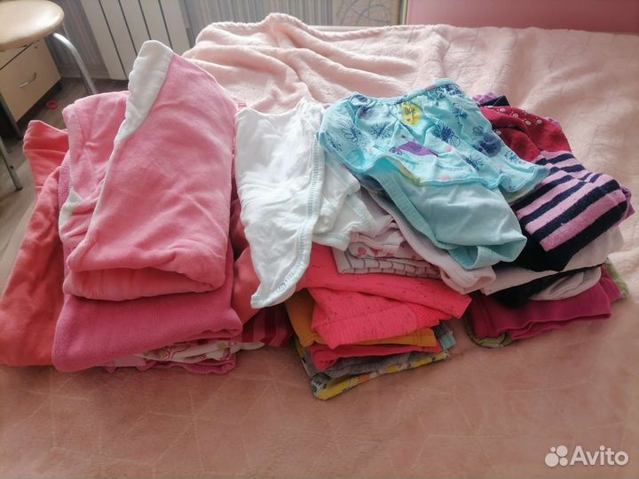 Вещи пакетом на девочку от 4 до 6 месяцев