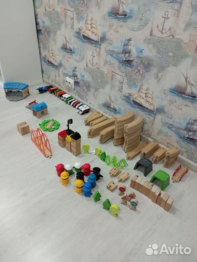 Деревянная железная дорога IKEA