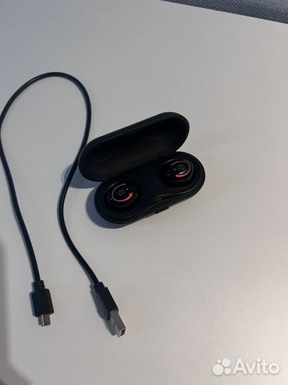 Беспроводные наушники бу QUB STN-302 black