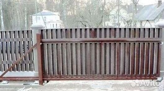 Откатные ворота под ключ