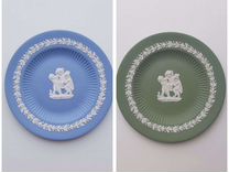 Wedgwood Jasperware Редкая винтажная тарелка Putti