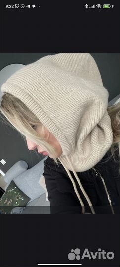 Вязанный капюшон