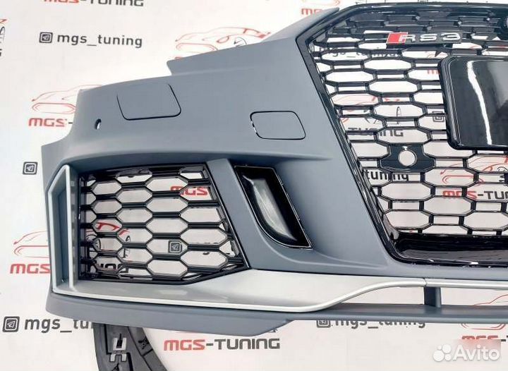 Бампер RS3 Ауди A3 Хэтчбек 16-20 8V рест Audi A3