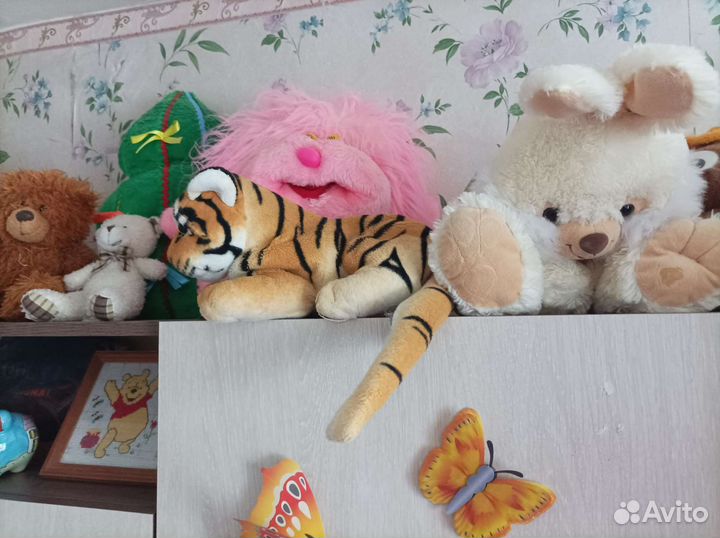 Мягкие игрушки, настольная лампа