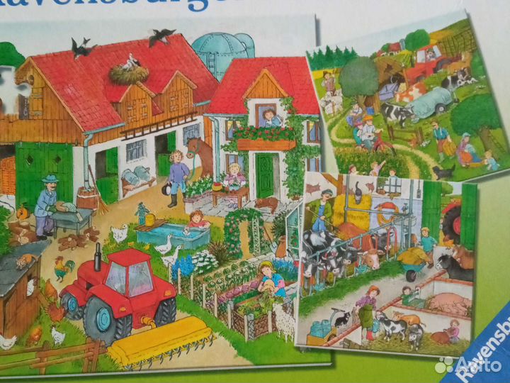 Пазлы производства Германии, 6 картинок