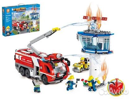 Конструктор пожарная машина 630 деталей Э