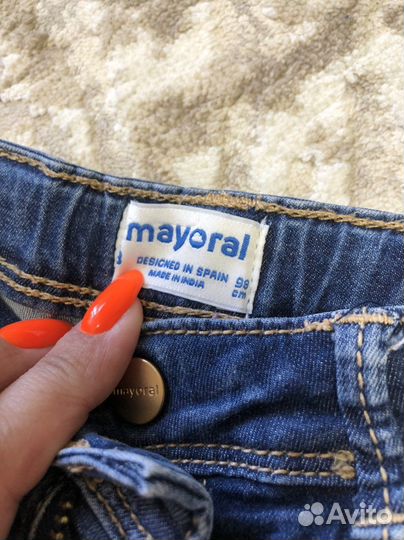 Джинсы для девочки 98