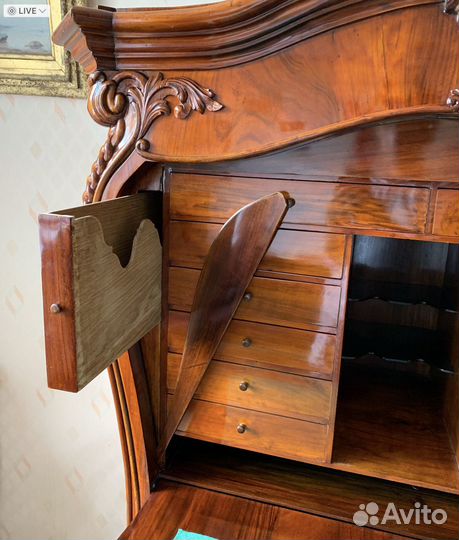 Антикварный секретер 19 век
