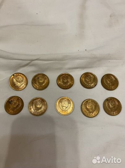 Монеты СССР 5 копеек