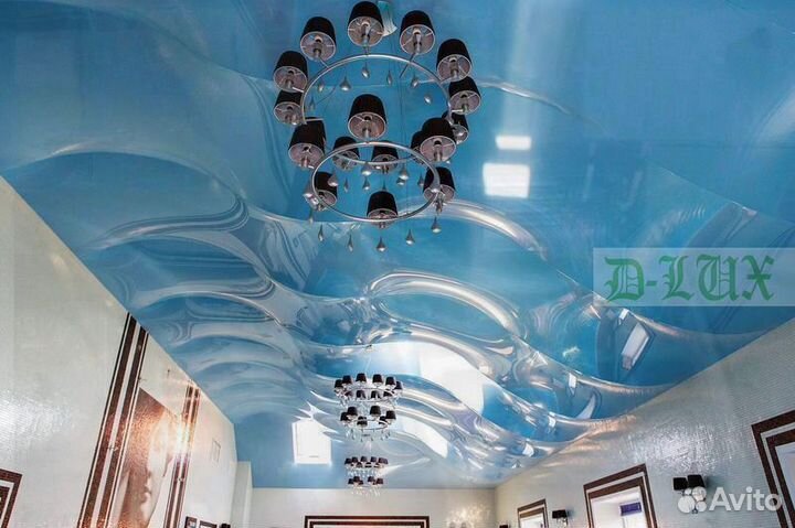 Потолок натяжной/установка