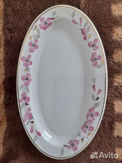 Набор тарелок фарфоровый завод Пролетарий