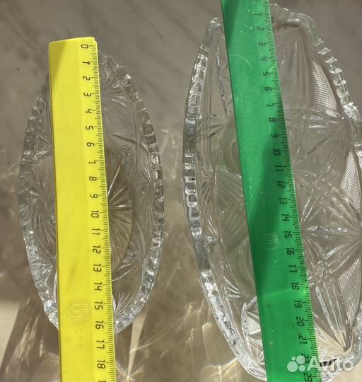 Хрустальные конфетницы Чехия