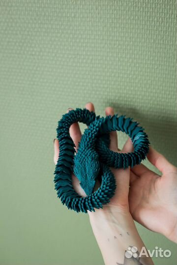 Игрушка 3D подвижная змея