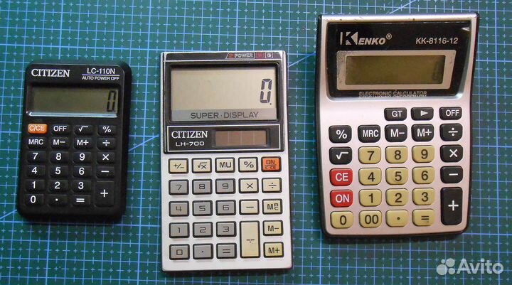 Калькуляторы Citizen, Kenko