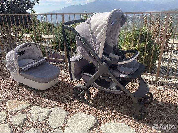 Коляска chicco 3 в 1