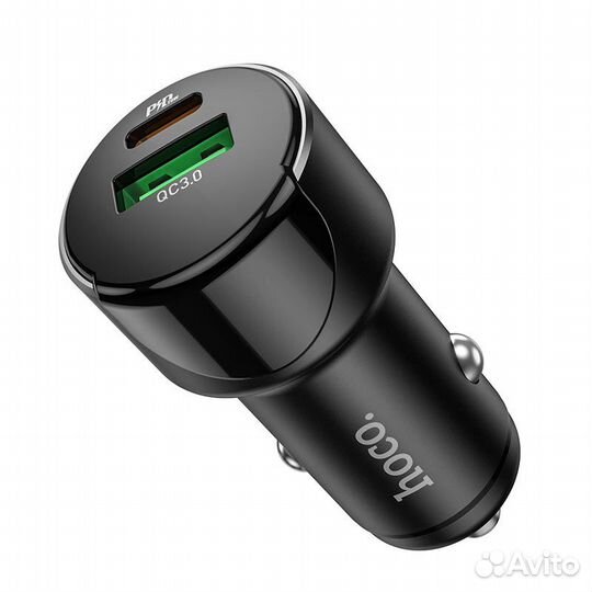 Hoco Z42, PD20, QC3.0, USB, Type-C, черный