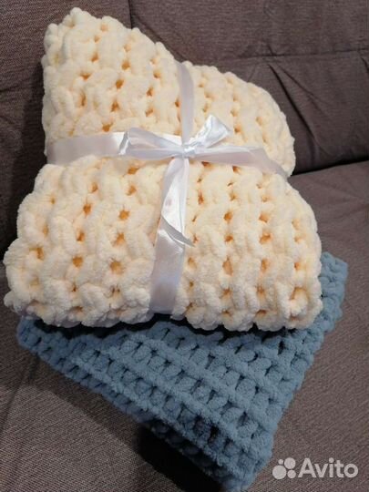 Плед детский плюшевый