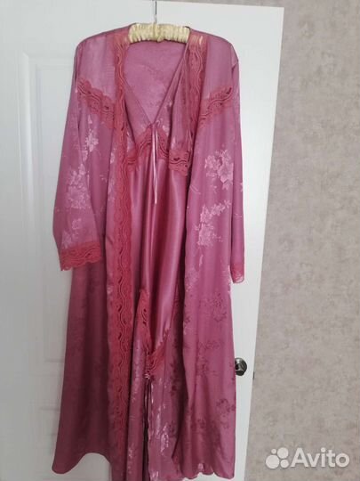 Халат женский шелковый