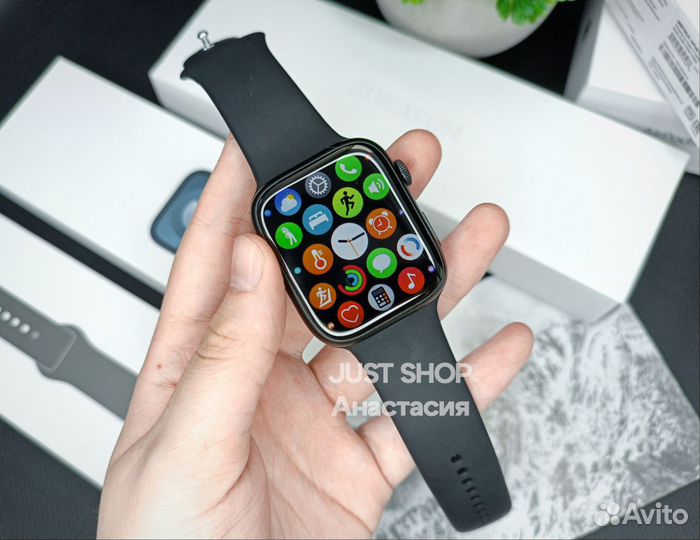 Часы Apple Watch 8 (Новые + Гарантия) Черные