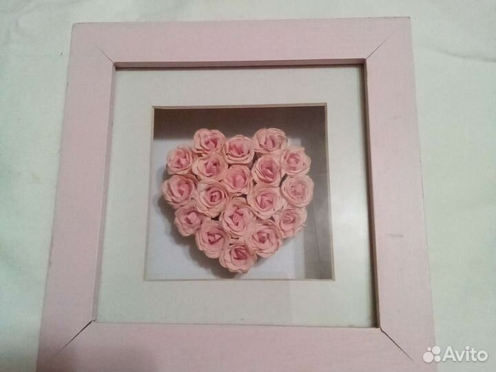 Подставка для ручек картина розы