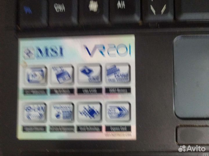 Ноутбук msi VR201