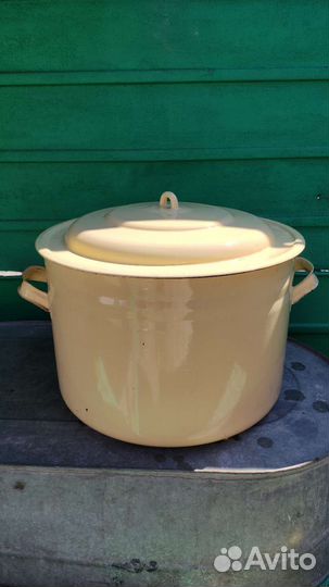 Кастрюля/бак таз миска эмалированные новые