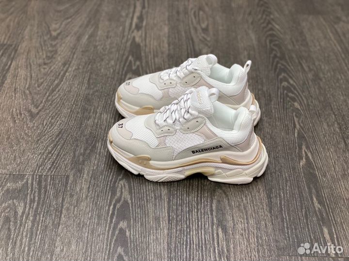 Кроссовки Balenciaga Triple-S White (36-45)