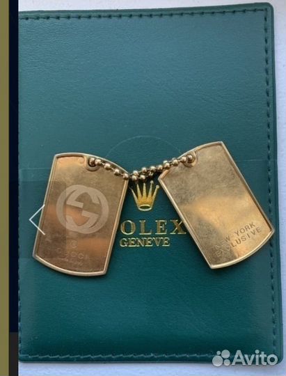 Gucci DOG TAG брелок