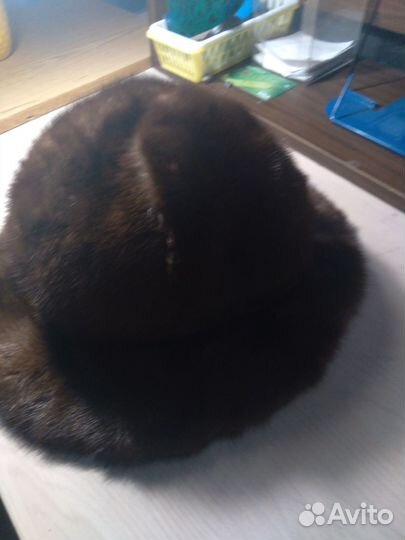 Шапка панама из меха норки