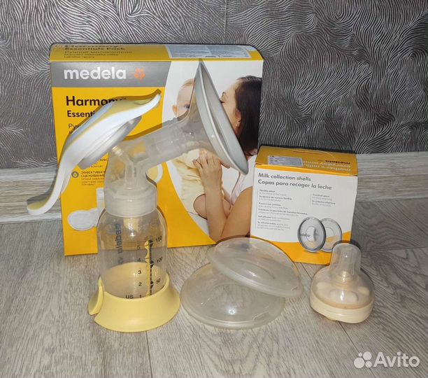 Молокоотсос medela ручной смарт соска накладки на