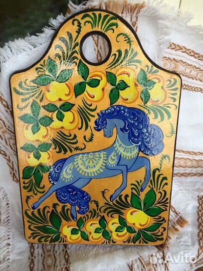 Доска разделочная «Конь в яблоках»