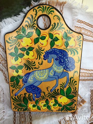 Доска разделочная «Конь в яблоках»