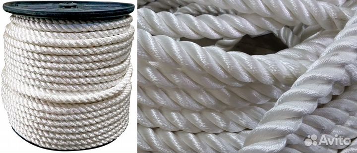 Канат пат Плетеный Полиамидный 8/10/12 мм