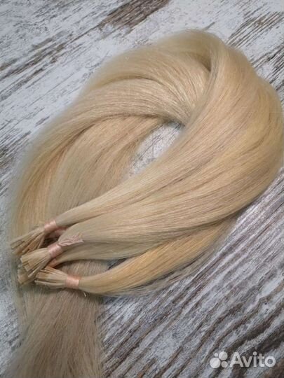 Славянские волосы на капсулах, 62см