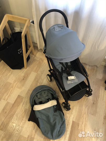 Babyzen yoyo aqua люлька+футмут