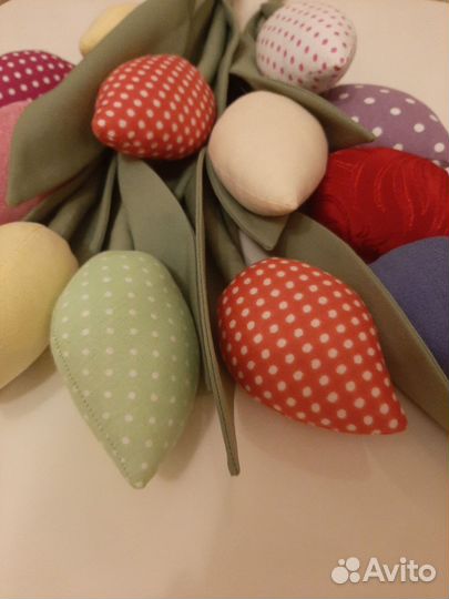 Тюльпаны текстильные