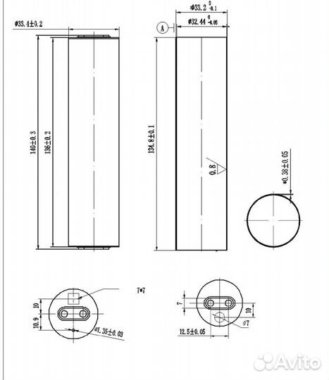 Lifepo4 36v15ah+BMS 45A