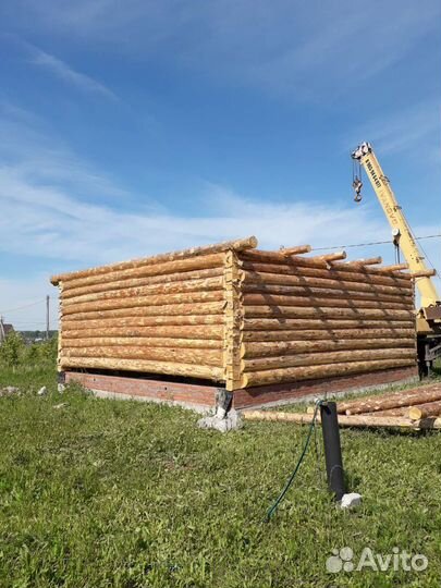Сруб для дома 8х9 из бревна